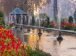 Decorative fountain in Mughal Garden